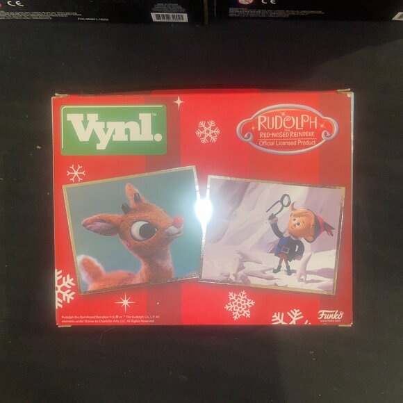 Funko Pop 'Vynl' RUDOLPH & HERMEY Vinyl Figure 2-Pack Red-Nosed Reindeer Xmas - Picture 3 of 3